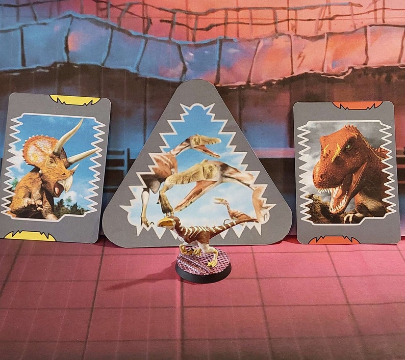 Dinosaur King Set Diorama Critical Block Velociraptor Déséquilibre du métal Episode 36 image 2