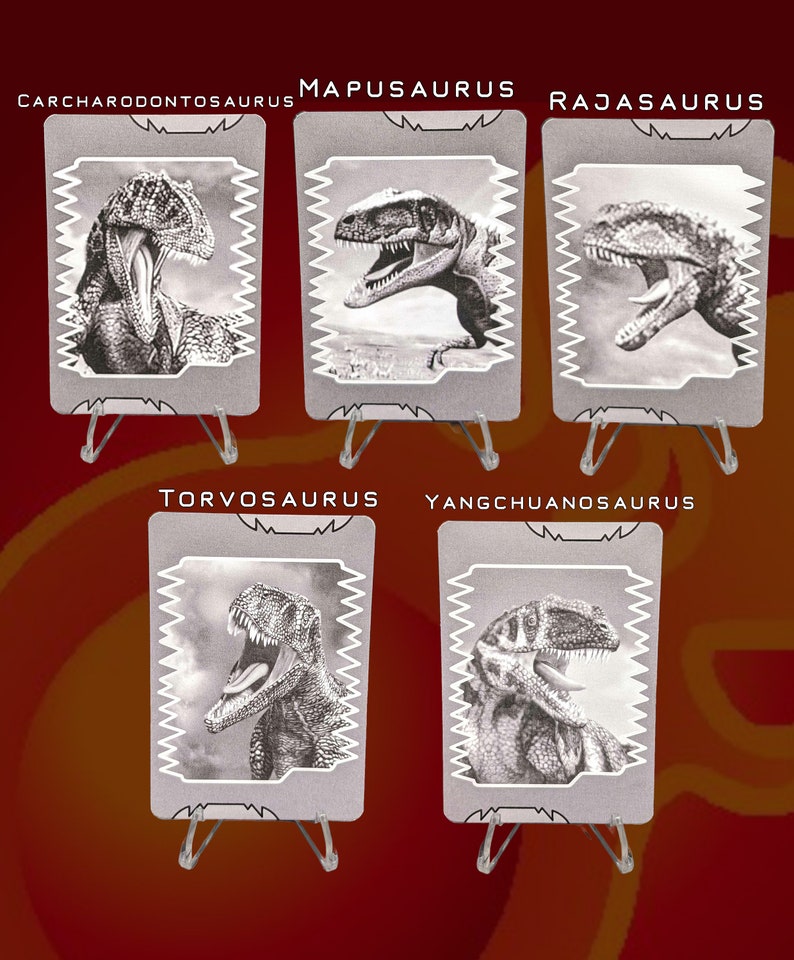 Dinosaur King Replica Grayscale Activation Cards image 6