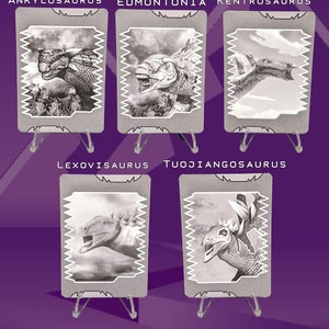 Dinosaur King Replica Grayscale Activation Cards image 8