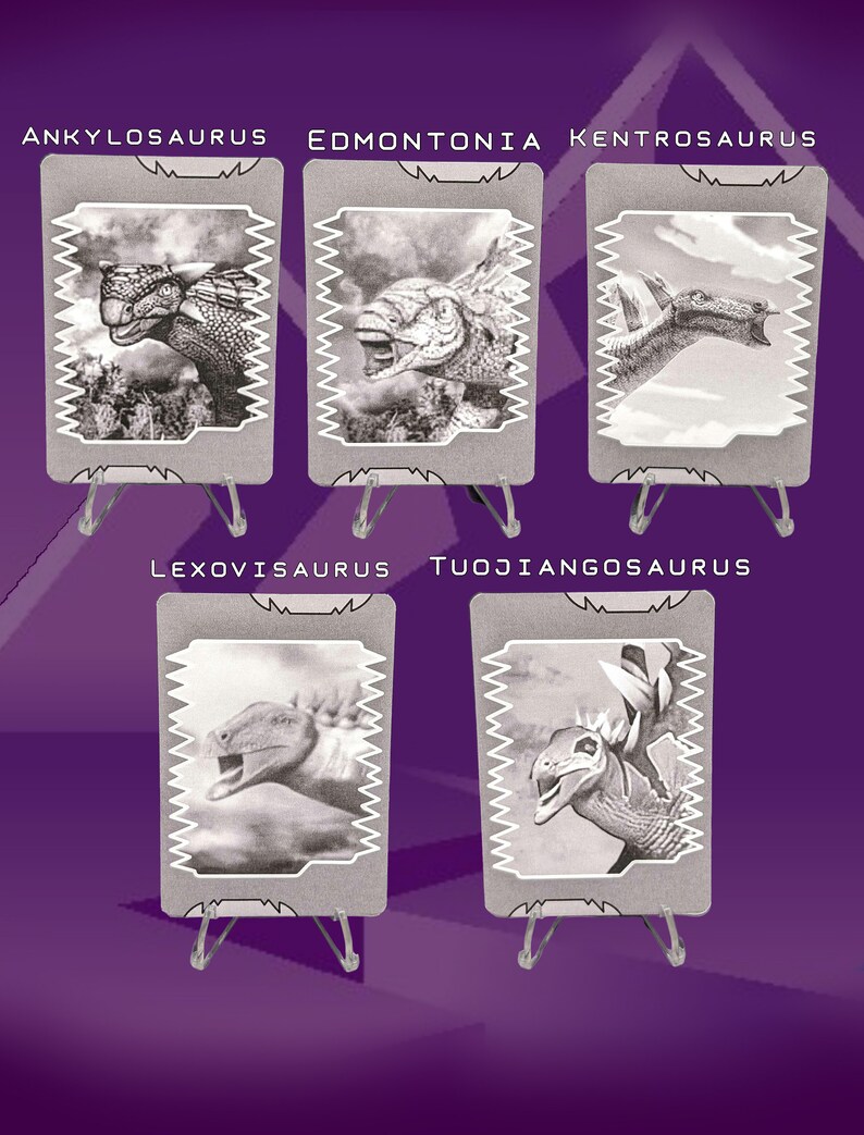 Dinosaur King Replica Grayscale Activation Cards image 8