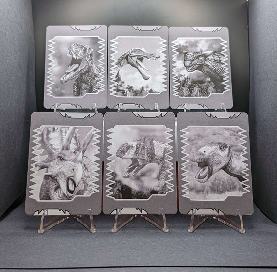 Dinosaur King Replica Grayscale Activation Cards - Etsy