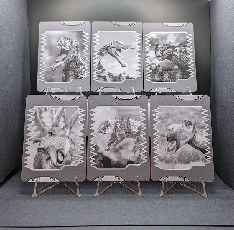Dinosaur King Replica Grayscale Activation Cards image 1