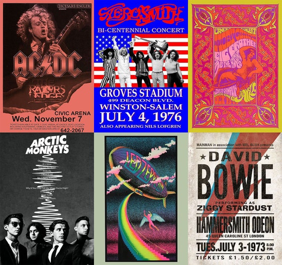 1970s Rock Posters