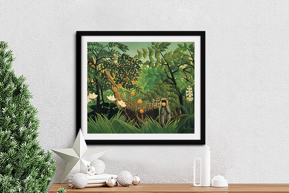 Henri Rousseau Exotic Landscape