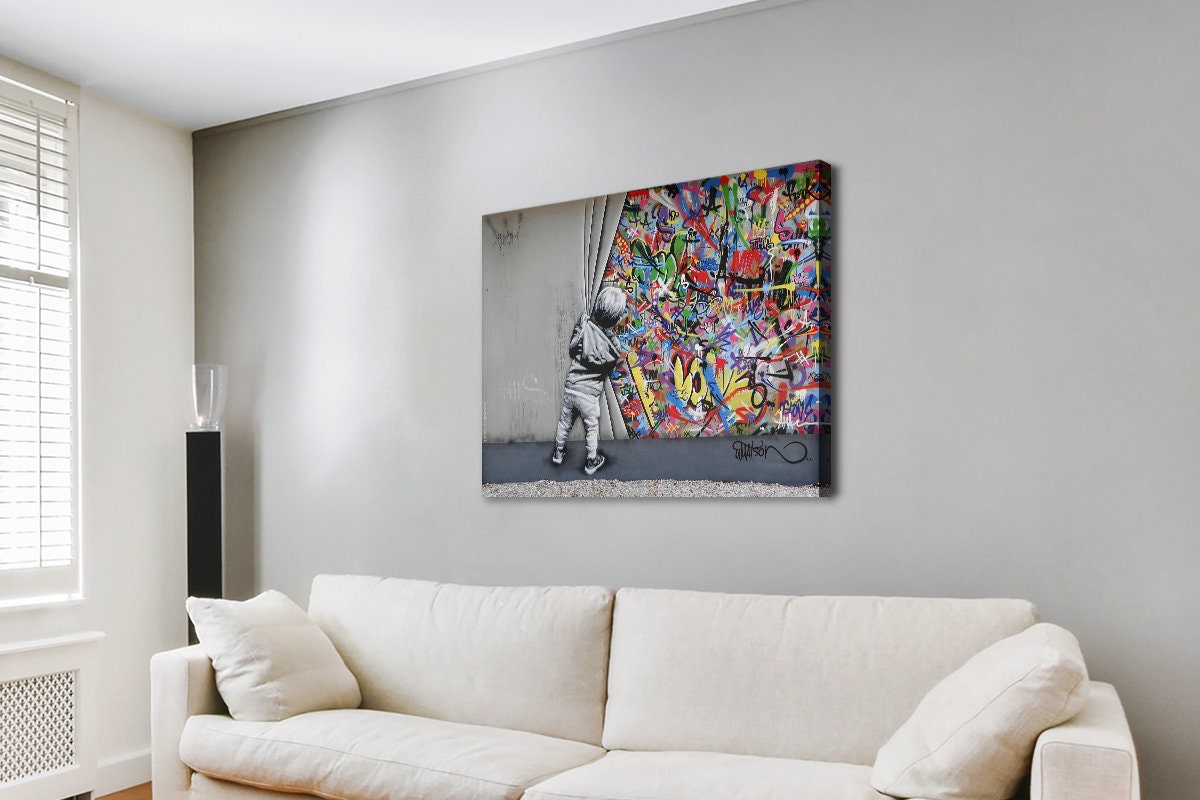 Banksy Behind the Curtain High Resolution Digital Download & Etsy