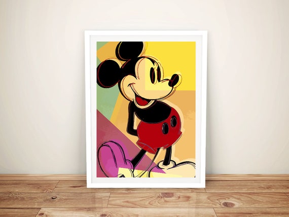 Andy Warhol Pop Art Mickey Mouse