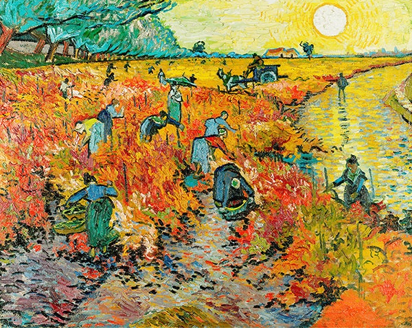 The Vineyards Arles Gogh High-resolution Digital -