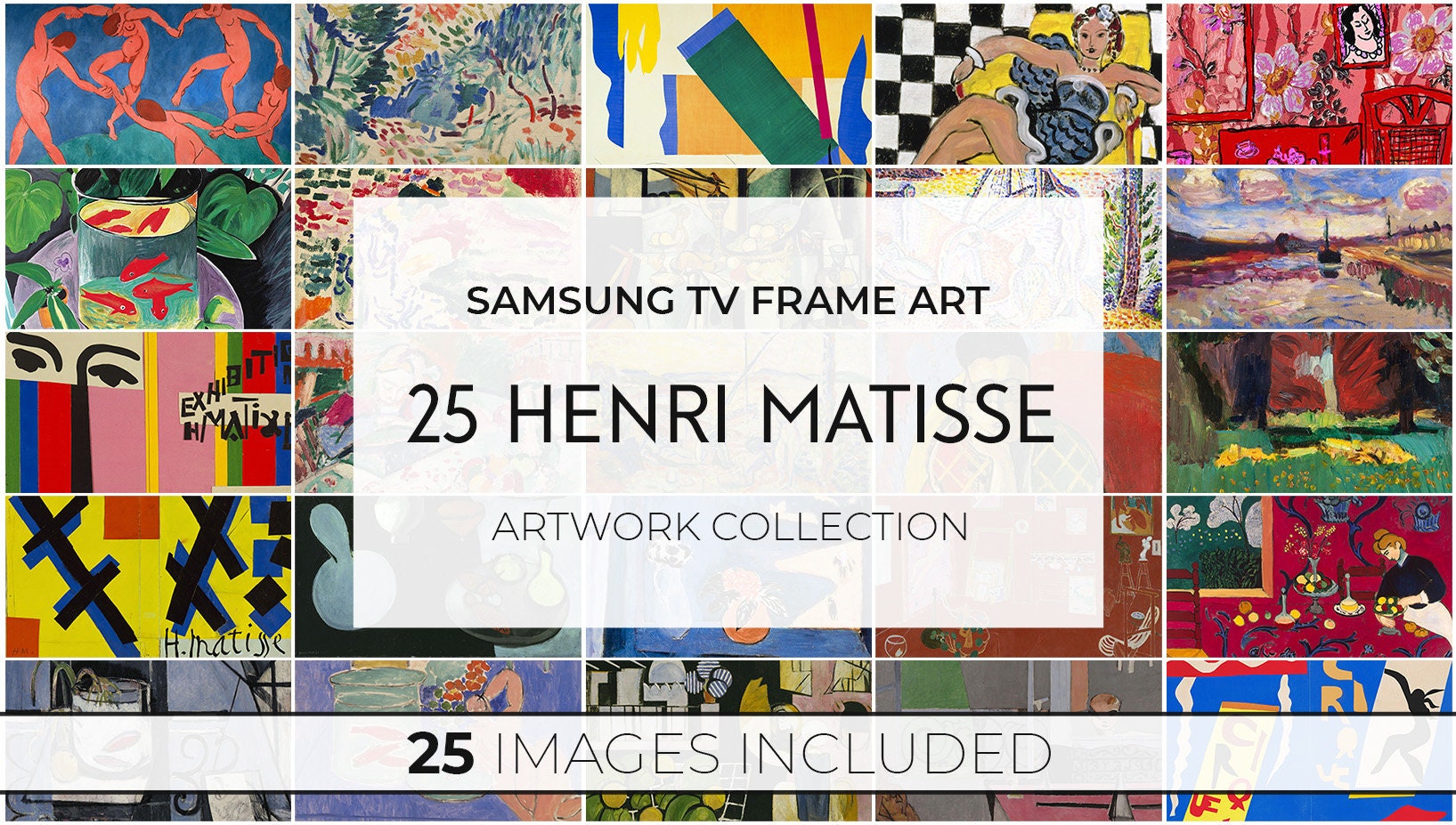 Framed Matisse Etsy