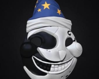 Moondrop Fnaf MOON Inspired Mask Security Breach - Moondrop Cosplay Mask Wearable 3D Model STL  - Fnaf Cosplay - STL 3D Print File