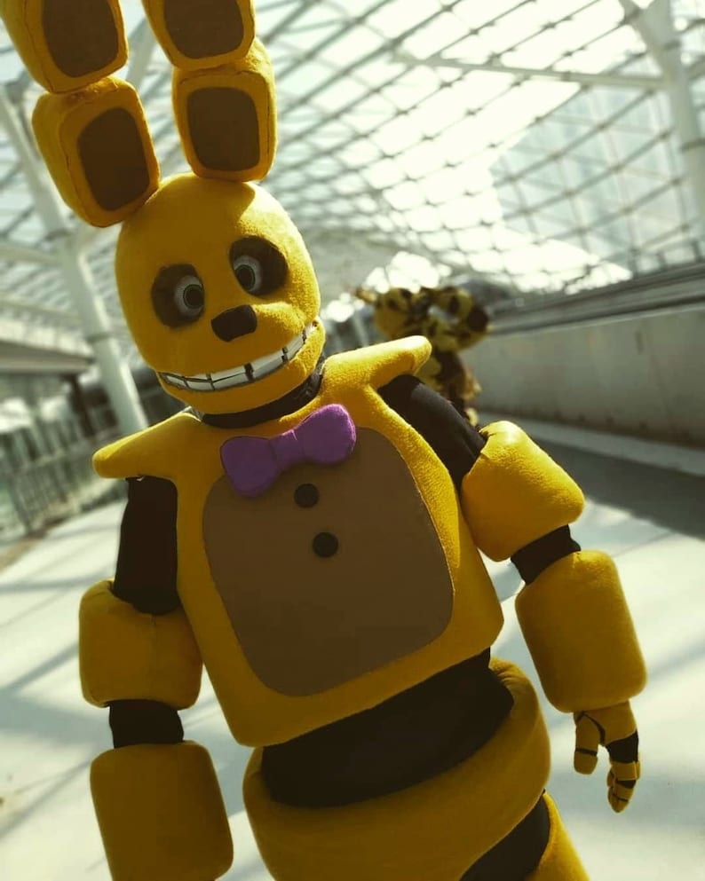 FNAF Springbonnie Wearable Mask 3D Model STL - Fnaf Springbonni Cosplay ...
