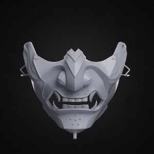 Ghost of Tsushima Ghost Mask 3D Printed Model | Jin Sakai | Samurai Mask | Ghost of Tsushima Cosplay  - STL 3D Print File