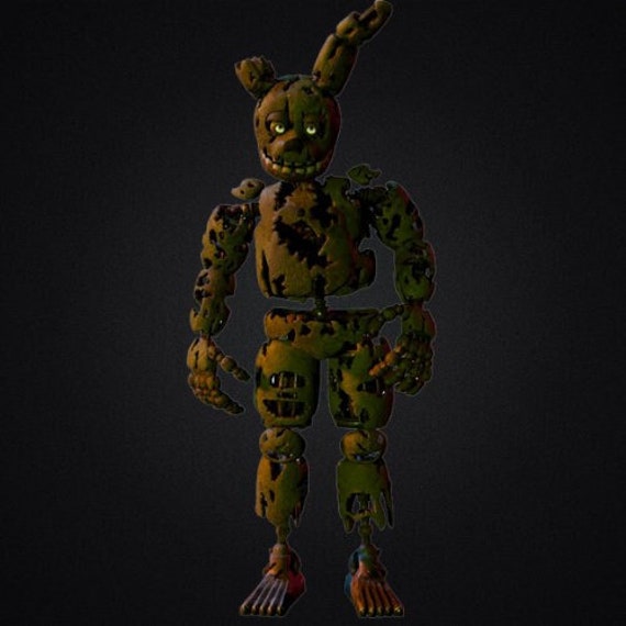 限定セール中‼️FNAF スプリングトラップ コスプレヘルメット FNAF Springtrap Full Body Wearable Armor With Head 3D Model