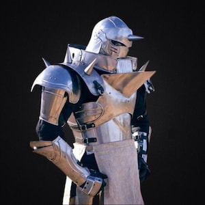 Armadura personalizada de corpo inteiro Alphonse Elric com capacete modelo 3D STL - Cosplay Fullmetal Alchemist - Arquivo de impressão 3D STL
