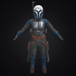 Bo Katan Custom Wearable Armor and Helmet 3D Model STL - Bo Katan Cosplay - STL 3D Print File