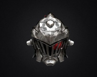 Gobln Slayer nauwkeurige volledige draagbare helm 3D-model STL - Goblin Slayer Cosplay - STL 3D-afdrukbestand