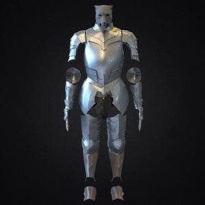 Armadura de cuerpo completo de Blaid Wolf con casco y espada enorme, modelo 3D STL - Cosplay de Blaid Wolf - Archivo de impresión 3D STL