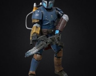Paz Vizsla Heavy Mandlorian Full Body Wearable Armor with Helmet  3D Model STL - Paz Vizsla Heavy Mandlorian Cosplay - STL 3D Print File