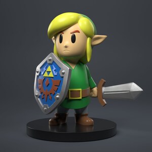 The Legend of Zelda 3D PRINT MODEL Figurine Model Kit Fan Art Unpainted ...