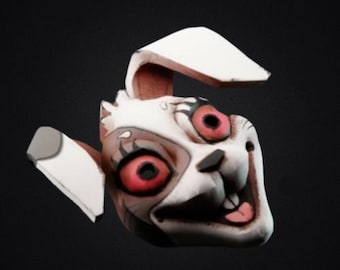 Vannyy Bunny Cosplay Mask Wearable 3D Model STL  - Vannyy Bunny Fnaf Cosplay - STL 3D Print File