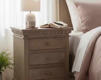 Small Dresser Chairside Chest 24 X 14 Vintage 3 Drawer - Short Nightstand - End  Table - Etsy