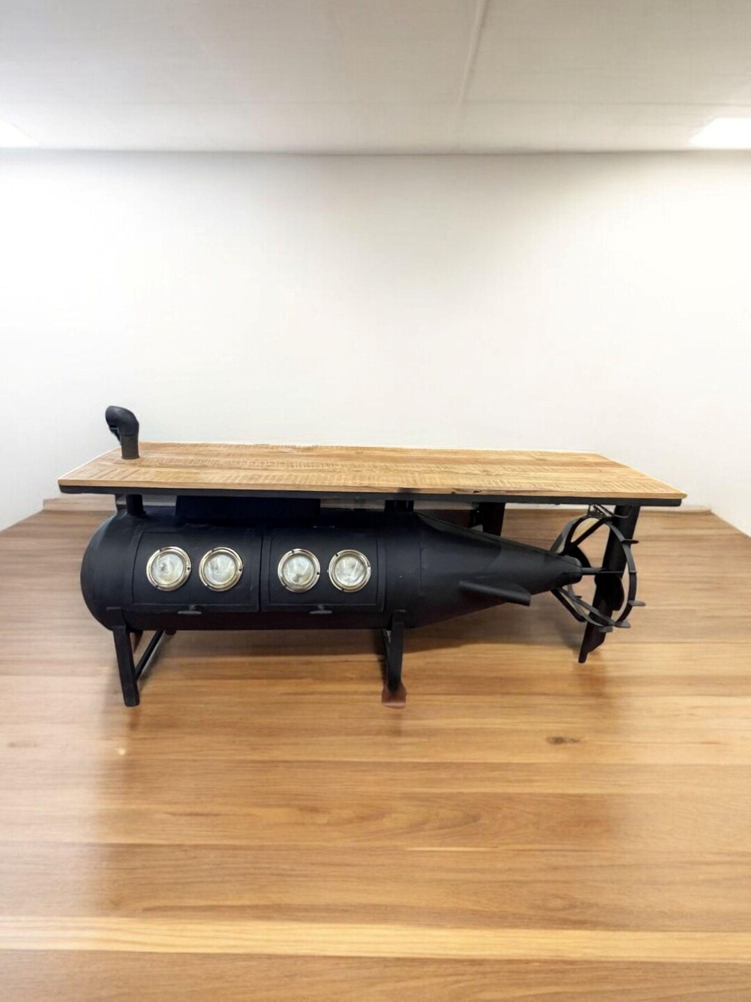 Modern Submarine Bar Counter Industrial Hand crafted Console Coffee 