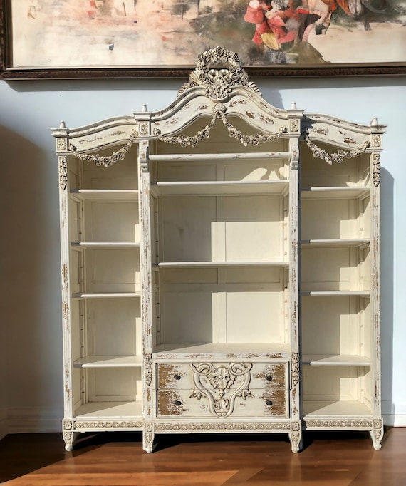 Shabby chic shelf unit discount