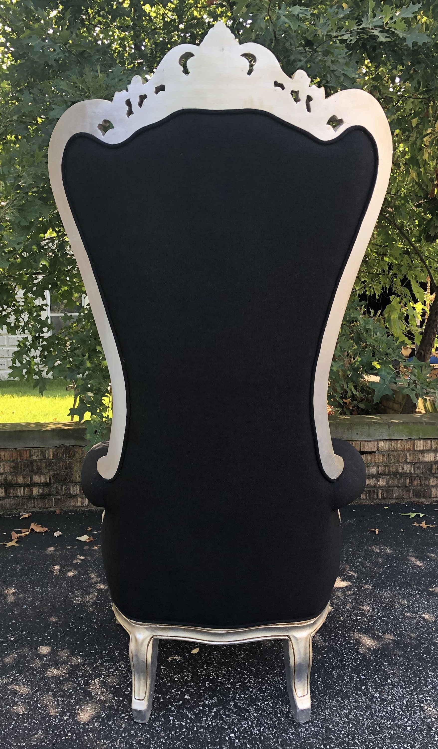 Royal High Back Throne Chair High Back Etsy