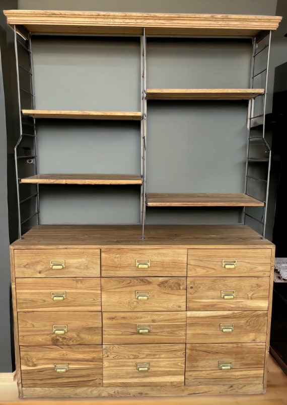 Carved Chest Of 12 Drawers Made From Reclaimed Teak Carved Chest Of 12 Drawers Made From Reclaimed Teak