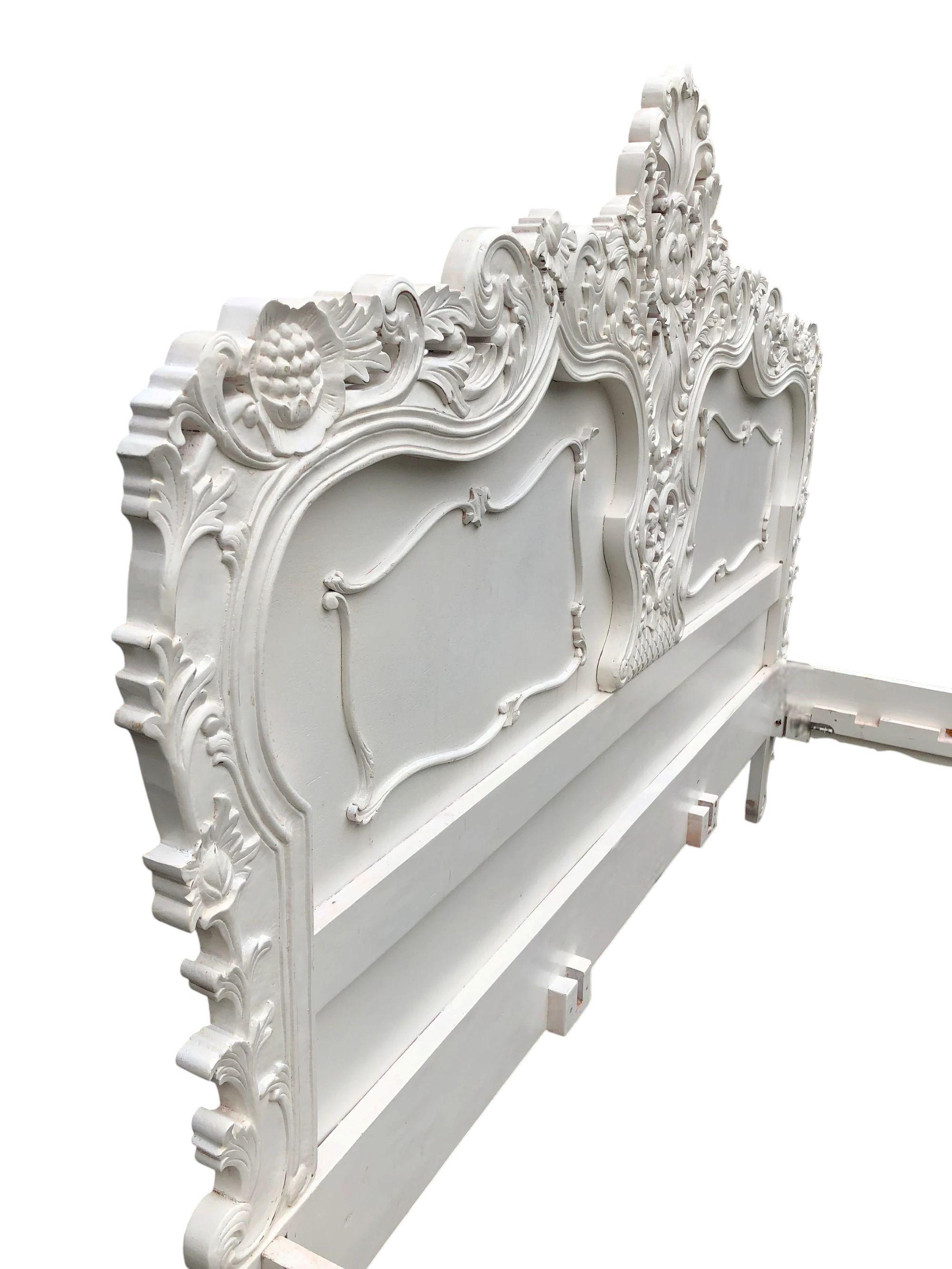 White rococo elegant all-in-one ♡アクセ♡ TSA-235-V1 - Italian Rococo Mirror - French Painted Blanc