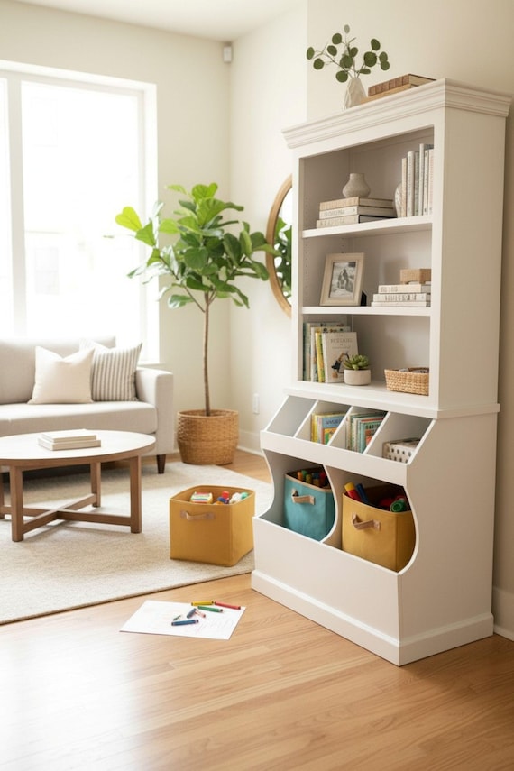 Jenson General Store Open Shelf Bookcase Cubbies Retail Display
