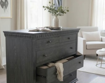 Maxwell 5 Drawer Bedroom Dresser Bachelors Chest of Drawers