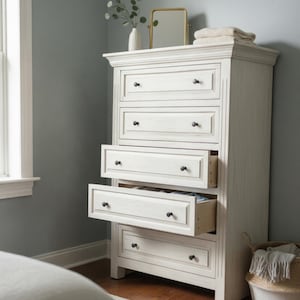 White Tall Boy Dresser - Etsy White Tall Boy Dresser - Etsy