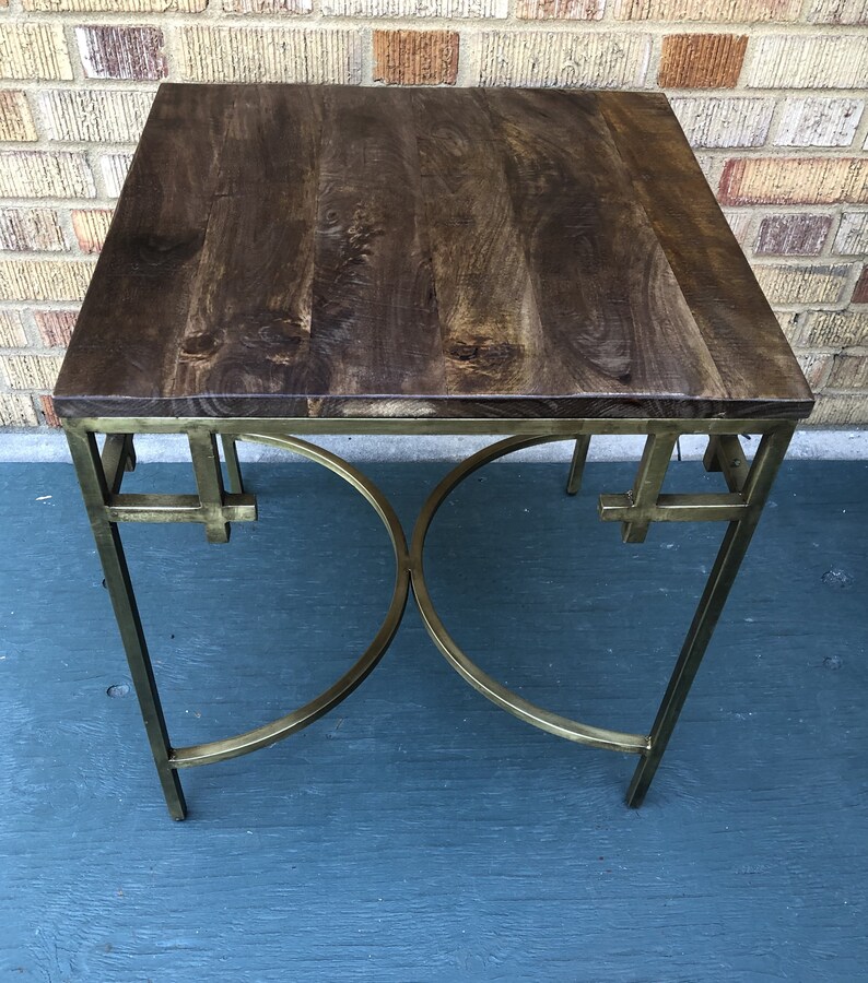 70WestMainStreet Teak Side Table - Thumbnail 2