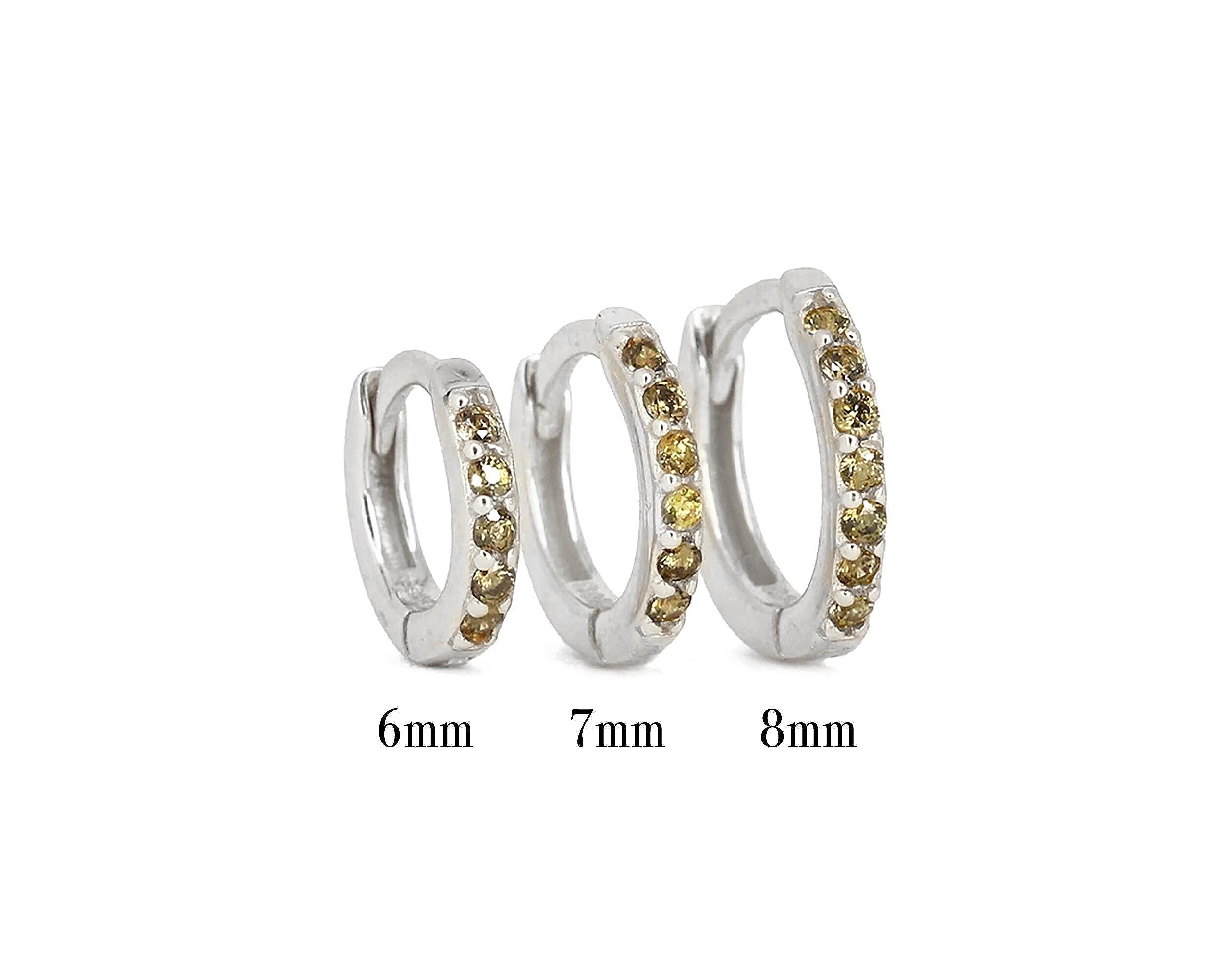 Rafaela Donata Paar Creolen Gelbgold, Aus Sterling Silber, Mit Peridot