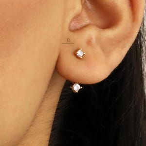 Dainty Stud Ear Jacket Earrings, Everyday Earrings, Ear Climbers, Gold Earrings, Silver Earrings, Minimalist Earrings, Birthday Gift