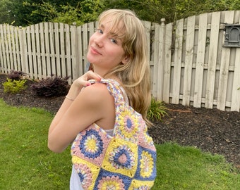 Granny Square Purse