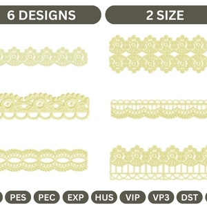 Creative Border Machine Embroidery Design,Instant Download