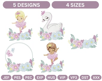 Dancer In Cinemas Machine Embroidery Design,Instant Download