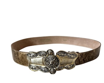 Buy Vintage Minoronzoni by Davco Leather Belt Online in 