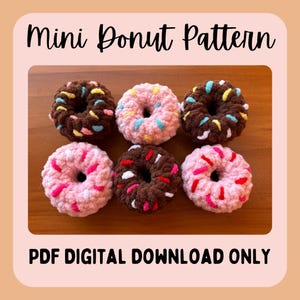 Donut Crochet Pattern - PDF PATTERN ONLY