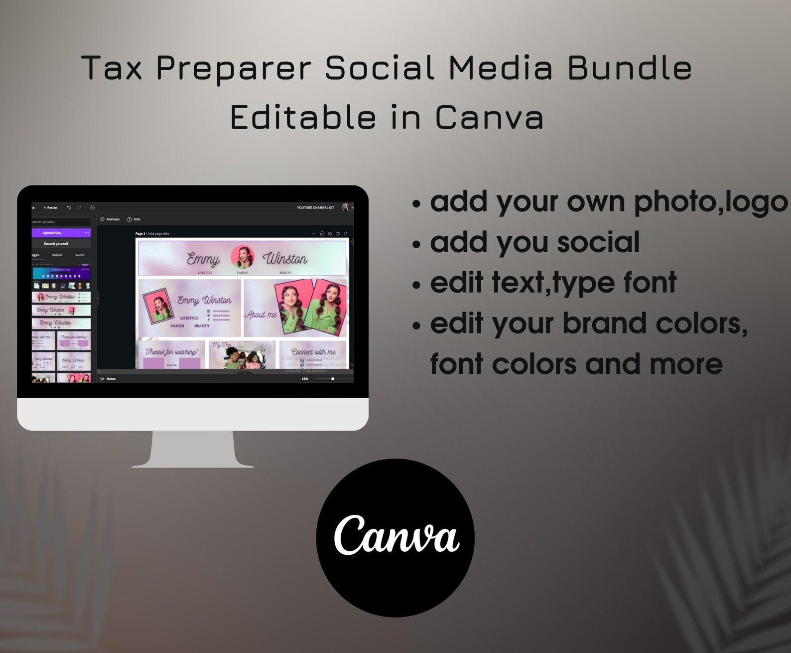 Tax Preparer Bundle Tax Preparation Post Tax Prep Flyer Tax Etsy
