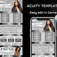 Acuity Scheduling Template Beauty Acuity Site Beauty Lash Tech Nail