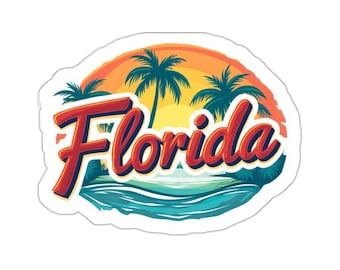 Sticker Florida – sticker Sunshine State, Beach Vibes