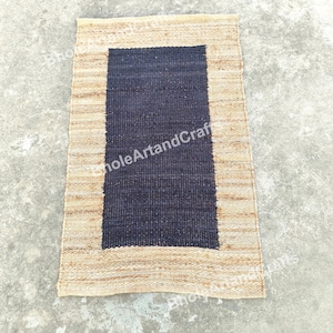 2x5,2x6,2x10,2x20 Ft Striped Handmade Tufted Hemp Area Rug Hemp Jute Runner Rug hand loomed Rug