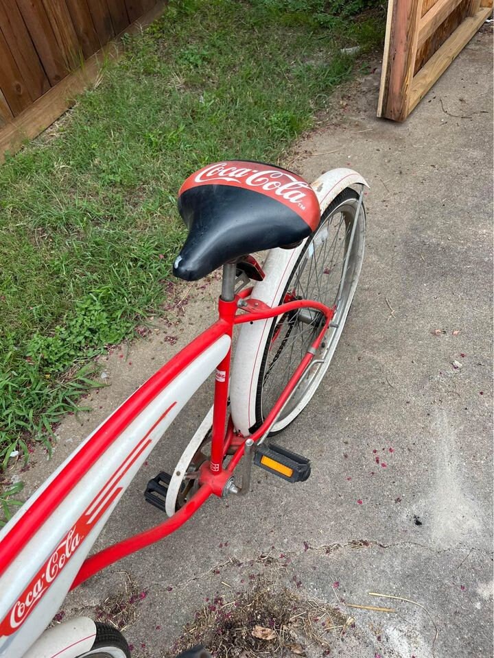 Vintage coca cola bicycle discount