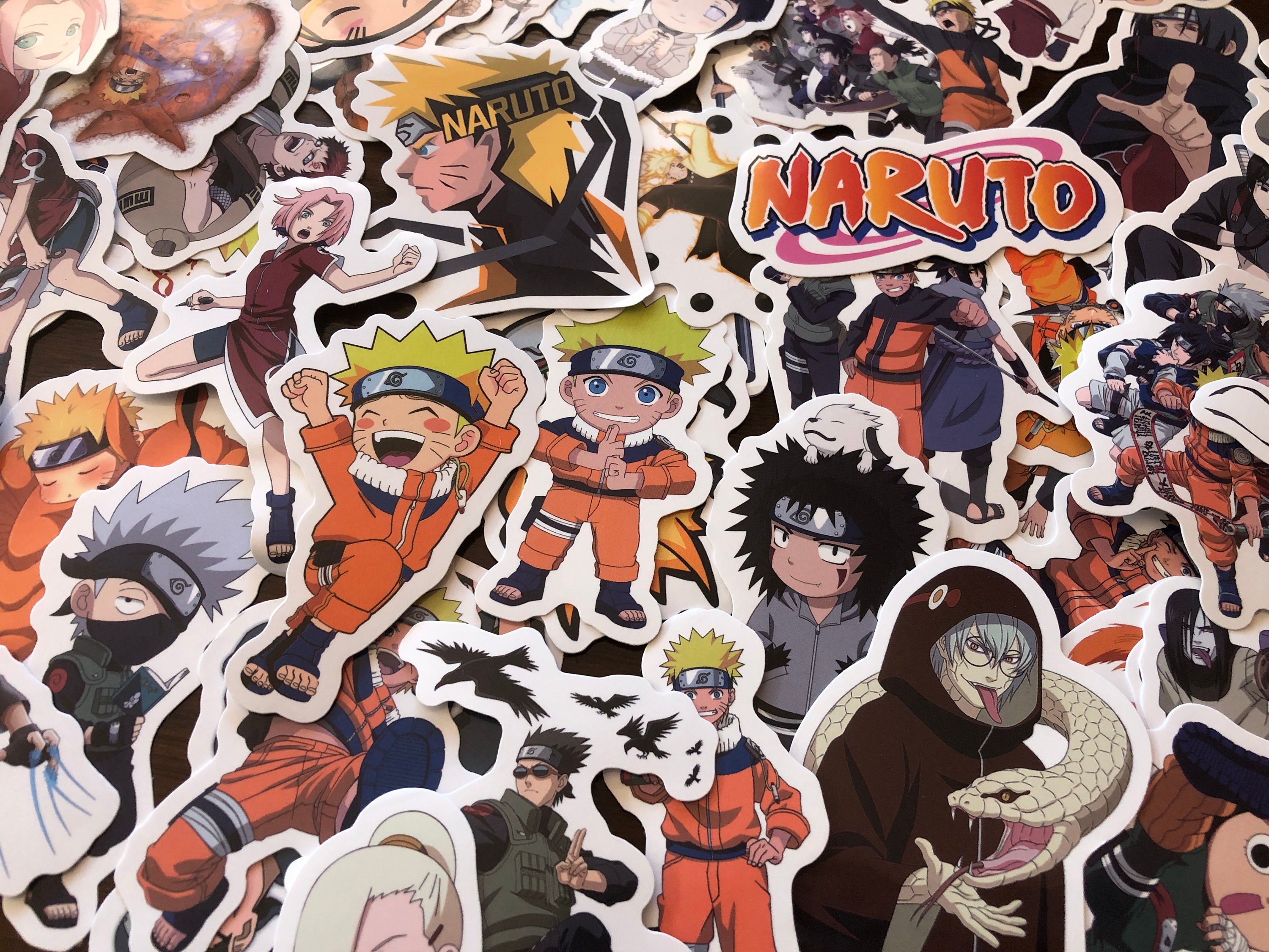 1-50 Pcs Assorted Anime Stickers, Themed Anime Stickers, Cute Vinyl ...