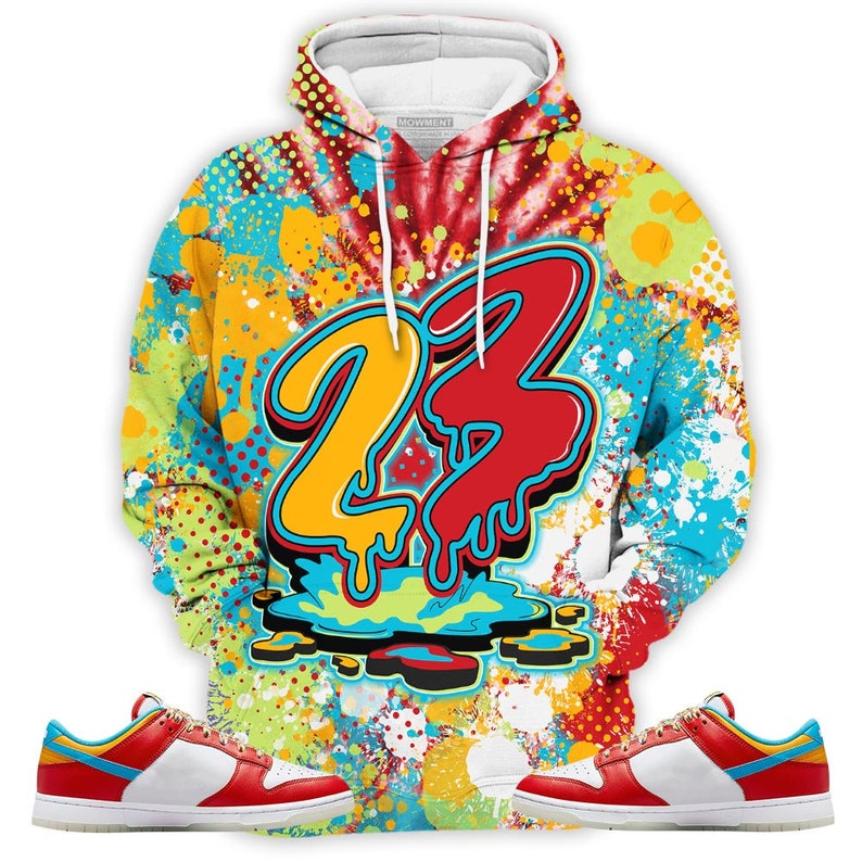 Shirt to Match Dunk Low Fruity Pebbles 23 Drip Fruity Etsy