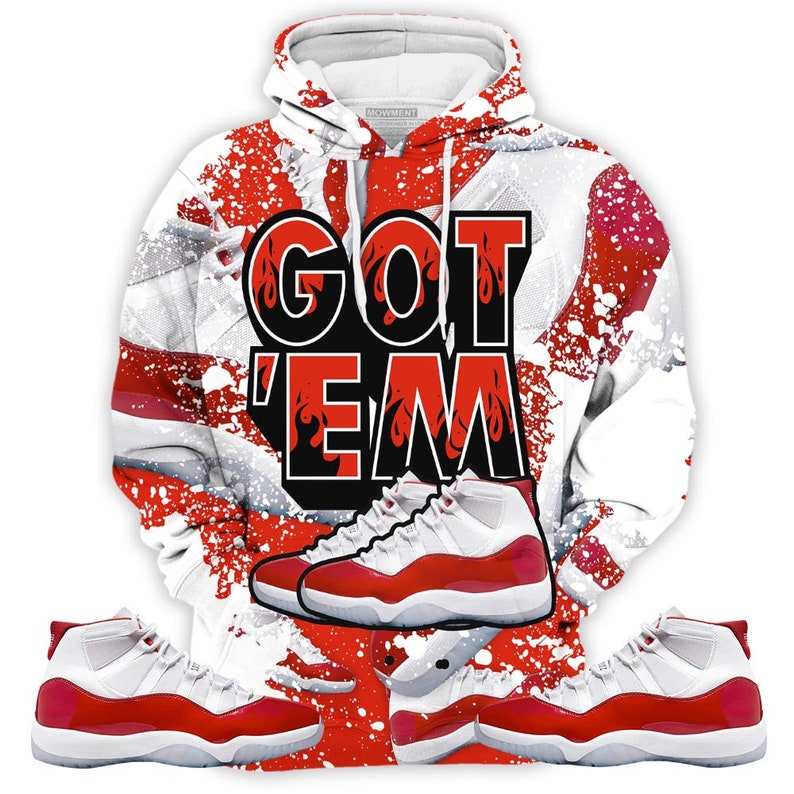 Shoes Got Em Drip Unisex Sneaker Shirt Match Cherry 11s Tee Etsy