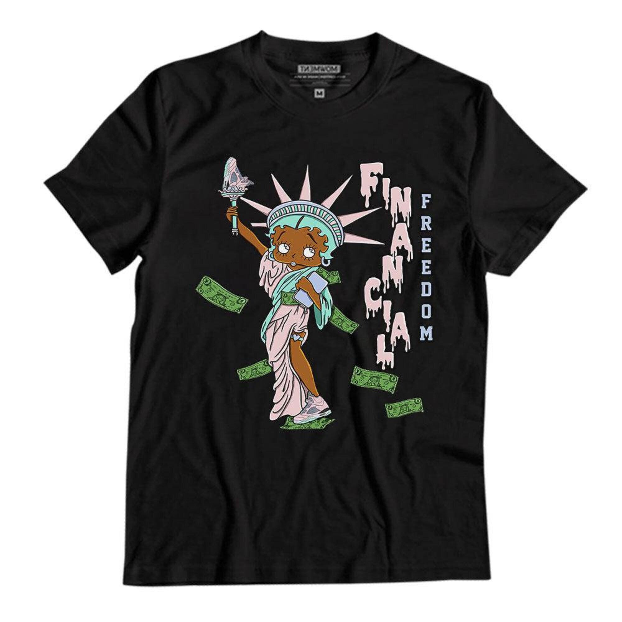 Retro Ostern - Financial Freedom Betty Boop T-Shirt Retro Ostern - Financial Freedom Betty Boop T-Shirt