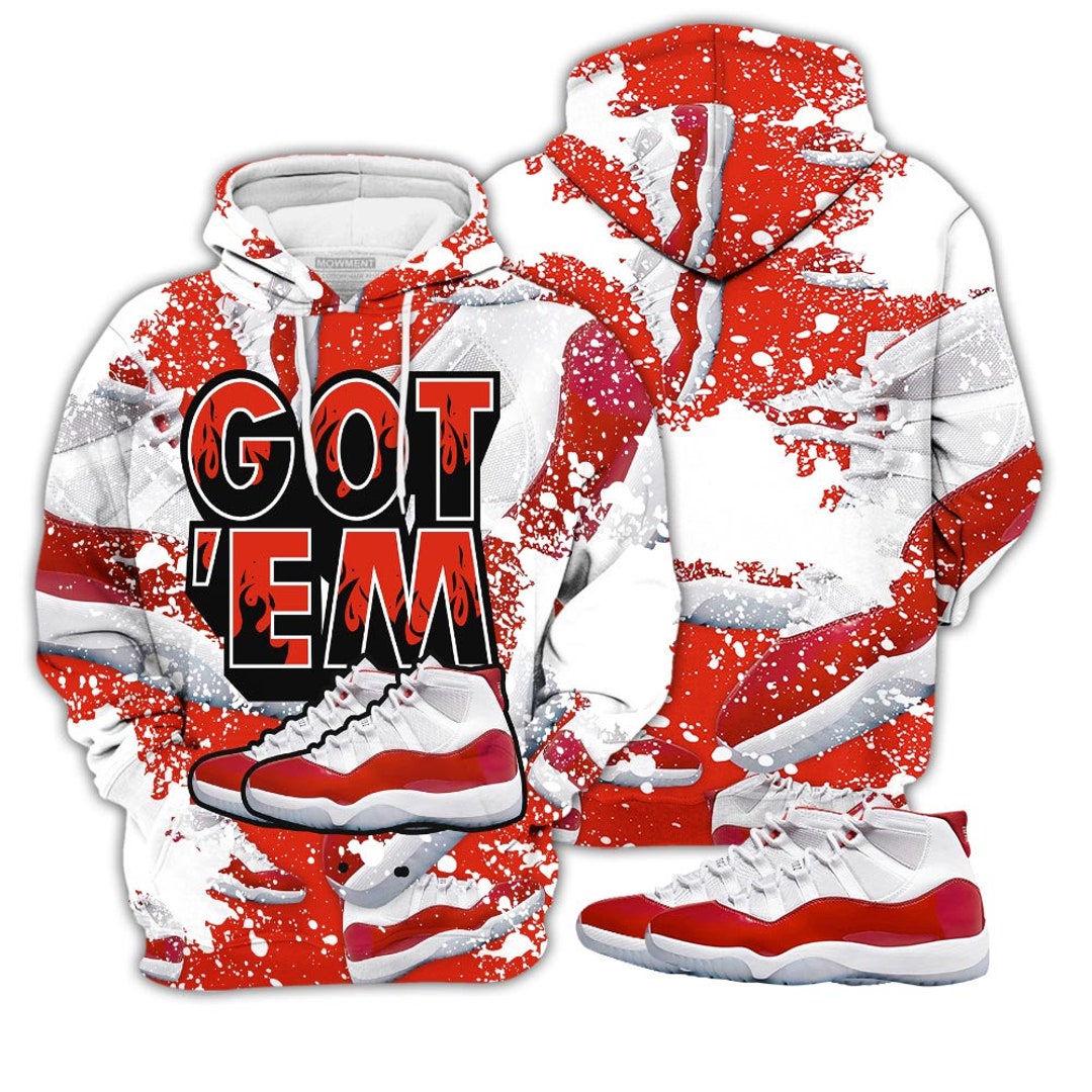 Shoes Got Em Drip Unisex Sneaker Shirt Match Cherry 11s Tee Etsy